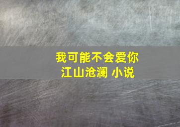 我可能不会爱你 江山沧澜 小说